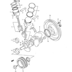 Resim Suzuki Vitara V6 2.0 H20A Piston Kolu 