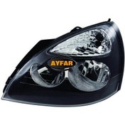 Resim Far Sağ Clio Siyah Motorlu Tıp 2001-2005 