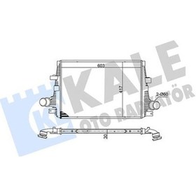 Resim Turbo Radyatoru Brazıng 30mm Alfa Romeo 159 1.9/2.0/2.4 Jtdm 05- 50507299 