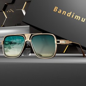 Resim Bandimu Tasarımcı İlhamlı Moda Gözlükleri - Retro Tarz, Çinko Alaşım Çerçeve, PC Lensler, Erkekler ve Kadınlar İçin Dekoratif Rahat Gözlükler, Kılıf ve Temizleme Bezi Dahil, Şık Aksesuar | Tasarımcı İlhamlı Gözlükler | Polikarbonat Lens 