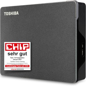 Resim Toshiba Canvio Gaming 2.5" 4TB USB 3.2 Gen-1 Siyah (HDTX140EK3CA) Taşınabilir Harici Sabit Disk 