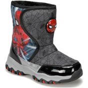 Resim Spiderman 92.alban.p Siyah Erkek Çocuk Içi Kürklü Kar Botu 