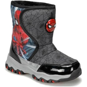 Resim Spiderman 92.alban.p Siyah Erkek Çocuk Içi Kürklü Kar Botu 
