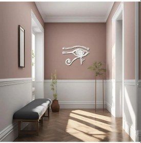 Resim Şık Metal Tablo Göz Kaş Eye Brow Metal Duvar Tablosu Soyut 