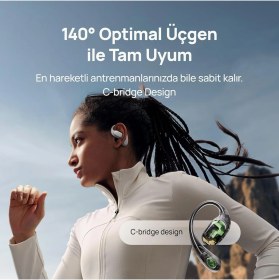 Resim Braventa Collection Huaweı Freearc Açık Tasarımlı Kulaklık, Yüksek Ses Kaliteli Bluetooth Kulaklık, Güvenli Uyum ve Konf 