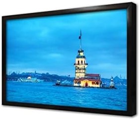 Resim İstanbul Kız Kulesi Çerçeveli Cam Tablo 20x30 cm CA16260 