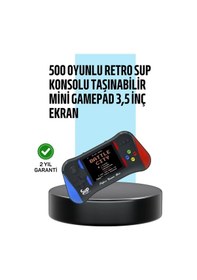 Resim Bfs 3,5 İnç Ekranlı Taşınabilir El Konsolu 500 Klasik Oyunla Eğlence Yanınızda 