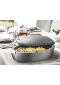 Resim Enjoy Tuttocaldo Termal Servis Kabı 4 Litre - Gri 