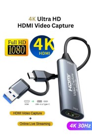 Resim Vwin HDMI Video Görüntü Yakalama USB3.0 / Type-C to HDMI 1080P 4K@30Hz Video Capture 2 in 1 