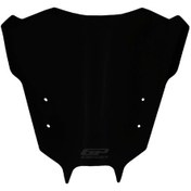 Resim GP Kompozit Yamaha MT-09 2021-2023 Uyumlu Ön Cam Siyah 
