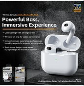 Resim Prestigegoods Wekome Ws-22 Kinkong-linton Serisi Gen4 Bluetooth Tws Kablosuz Kulaklık, Şarjlı, 5 Saat Süre, Kadın Çocuk İçin 