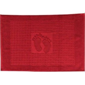 Resim 2 Adet Ayak Havlusu Winter Havlu - Kırmızı Mavi 