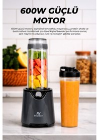 Resim Pirantech YH-1200 600 W Güçlü & Taşınabilir Kişisel Blender 