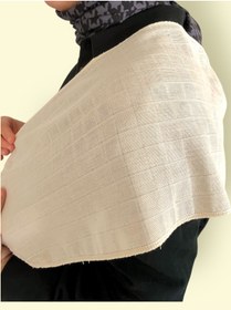 Resim runbaby Tek Kat Müslin Omuz Bezi 25x50cm - Ekru 