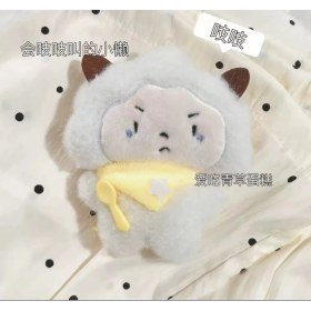 Resim OEMG Yeni Yaratıcı Sevimli Anahtarlık Karikatür Peluş Bebek Kolye Çok Yönlü Anahtarlık Kolye Çanta Bebek Çekicilik (Yurt Dışından) 