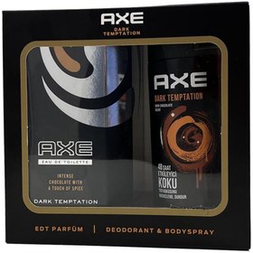 Resim Axe Dark Temptation Erkek Parfüm Edt 100ml Deodorant 150ml Set 