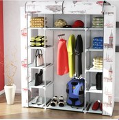 Resim Dzgn Home Çift Yandan Raflı Metal Bez Dolap Gardrop-istanbul İstanbul 