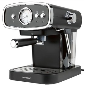 Resim Silver Crest SilverCrest Espresso Kahve Makinesi 1050W 15Bar Paslanmaz Çelik 