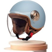 Resim Flybuy Retro Tasarım 3c Sertifikalı Kask, Yeni Modellerle Motosiklet Kaskı Altın 