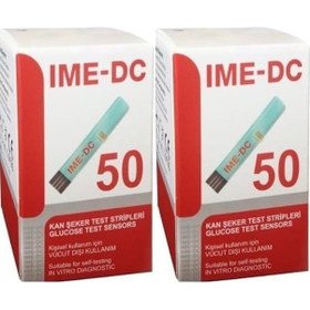 Resim Ime-Dc Kan Şekeri Ölçüm Strip Çubuğu 100 Adet 