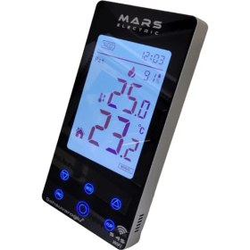 Resim Mars S45 Kablosuz Wifi Oda Termostadı Siyah 