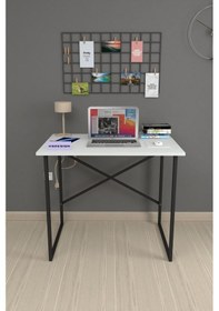 Resim Mobigoom Laptop Masasi Masasi Beyaz1 Beyaz 