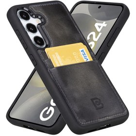 Resim Bouletta Samsung Galaxy S24 Plus Uyumlu Deri Arka Kapak FXCP TN18E 