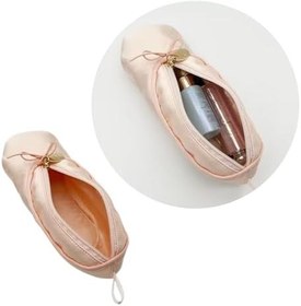 Resim Bale ayakkabıları, makyaj çantası, şık kozmetik çantası, bale meraklıları ve kırtasiye koleksiyoncuları için saklama çantası 