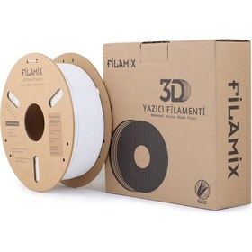 Resim Filamix Hyper Pla+ Beyaz Filament 1,75mm 1kg - Bisiparisver 