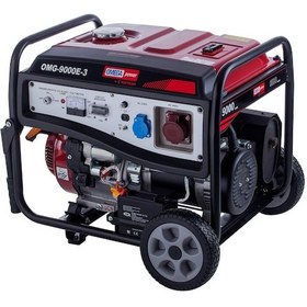Resim Omega Omg9000E-3 Ipli Marşlı Trifaze Benzinli Jeneratör 