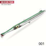 Resim WTD bionik kalem yem, 23g çift yüzer ve batırma sert yem, 22cm dalgalı sürünme tasarımı, üç uçlu kanca, levrek alabalık yemi, tatlı su ve deniz suyu için evrensel 