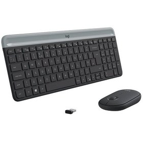 Resim Logıtech Mk470 Siyah, 920-009435, Kablosuz, Türkçe Q, Klavye Mouse Set Lazer 