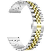Resim Huawei Watch Gt 3 42mm Uyumlu Krd-36 Metal Zore Kordon-gümüş-gold 