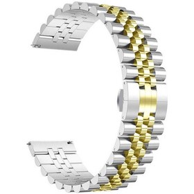 Resim Huawei Watch Gt 3 42mm Uyumlu Krd-36 Metal Zore Kordon-gümüş-gold 