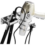 Resim Jsuqisu Saç Kurutma Makinesi Tutucu Raf Duvara Monte Saç Düzleştirici Kurutma Makinesi Tutucular Banyo Saç Kurutma Makinesi Organizatör Depolama Raf Raf Aksesuarları (Yurt Dışından) 