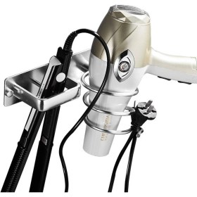 Resim Jsuqisu Saç Kurutma Makinesi Tutucu Raf Duvara Monte Saç Düzleştirici Kurutma Makinesi Tutucular Banyo Saç Kurutma Makinesi Organizatör Depolama Raf Raf Aksesuarları (Yurt Dışından) 