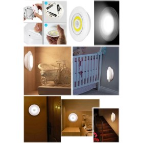 Resim Munico Gardrop Raf Dolap Aydınlatma Ultra Parlak Spot Lambası Merdiven Kolidor Aydınlatma Ev Işyeri Depo 