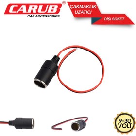 Resim Muhtelif CARUB ARAÇ ÇAKMAKLIK UZATICI 9-30V DİŞİ SOKET 