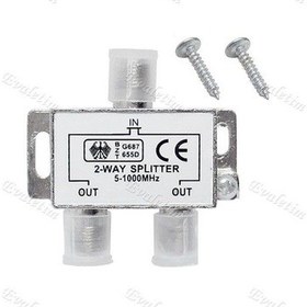 Resim 2'li Uydu Splitter Kablo Tv Rg6 4818A Çoklayıcı Dağıtıcı Anten Çanak 