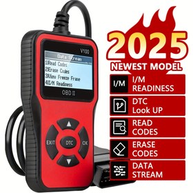 Resim Araba OBD2 Teşhis Tarayıcı Kod Okuyucu Motor Hata Kodu Okuyucu Tarayıcı, 1996'dan bu yana tüm OBD II Protokol Arabaları için Tarama Aracı ile teşhis edebilir, Kodu okuyabilir, Silme Kodunu okur ve Pil Test Veri Akışını alır 