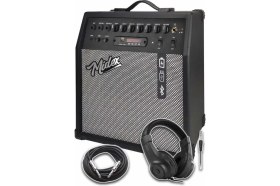 Resim MGA-50HD Elektro Gitar Amfisi 50 Watt USB Bluetooth Şarjlı 4 Girişli (Kulaklık ve Kablo Dahil) 