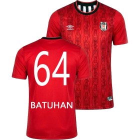 Resim Beşiktaş Orijinal 25/26 Kırmızı Forma Kişiye Özel Isim ve Numara Baskılı 