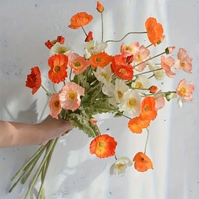 Resim Dört Yapay Çiçek, Simüle Çiçekler, Dekoratif Çiçekler, Papatya Çiçekleri, Simüle Çiçekler, Parlak ve Gerçekçi, Dayanıklı Plastik Çiçekler, Yaz, Sonbahar ve Dört Mevsim Dekorasyonu, Ev Dekorasyonu, Dış Mekan Dekorasyonu, Tatil Dekorasyonu, Düğün Doğum Günü Dekorasyonu, Parti Dekorasyonu için Uygun 
