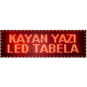 Resim Led Tabela 96x192cm Çift Taraflı Kırmızı Kayan Yazı-wifi 