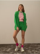 Resim Yeşil Oversize Hırka 24kb00850920-26 Yeşil 