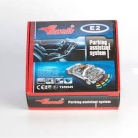 Resim E-2 Inwells Park Sensörü Led Ekranlı Siyah-Gri-Beyaz Gri 
