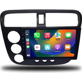 Resim Oskodi Honda Civic V-tec Android Carplay Multimedya 2001-2006 6gb Ram + 128gb Hafıza 