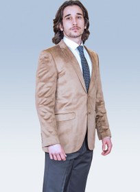 Resim Cambridge Erkek Slimfit Kadife Ceket 