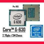 Resim Intel ® Pentium G 630 2.70ghz 3mb Cache Lga 1155 Tray Işlemci ST000511 