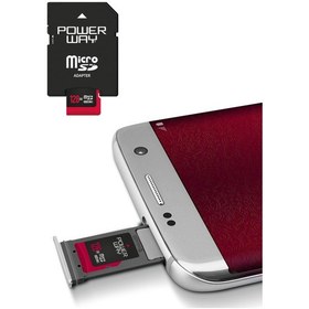 Resim Powerway 128 GB MicroSDHC Hafıza Kartı + Adaptör 